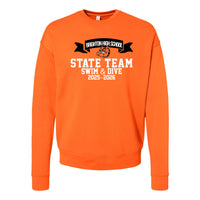 Boy's Swim & Dive State Team Comfy Cozy Crewneck