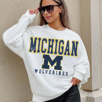 University of Michigan Premium Fleece Crewneck