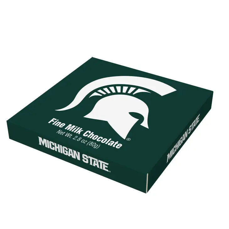 Michigan State Spartans Embossed Chocolate Bar