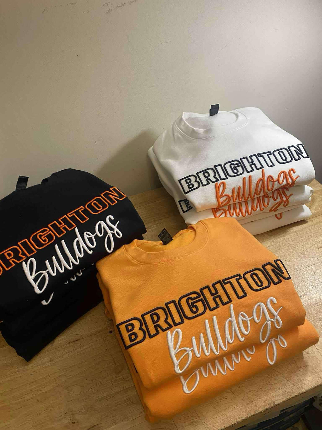 Brighton Bulldogs Puff Embroidered Crewneck