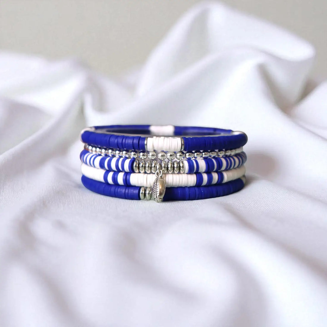 Football Bracelet Stack
