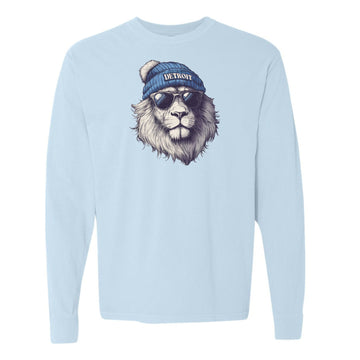 Lions Beanie Comfort Colors Long Sleeve