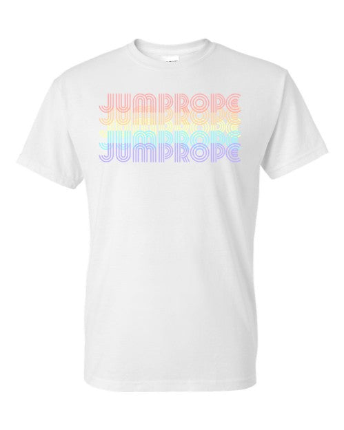 Retro Rainbow Jumprope Short Sleeve