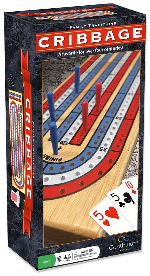 Classic Cribbage Card Game for Ages 6+