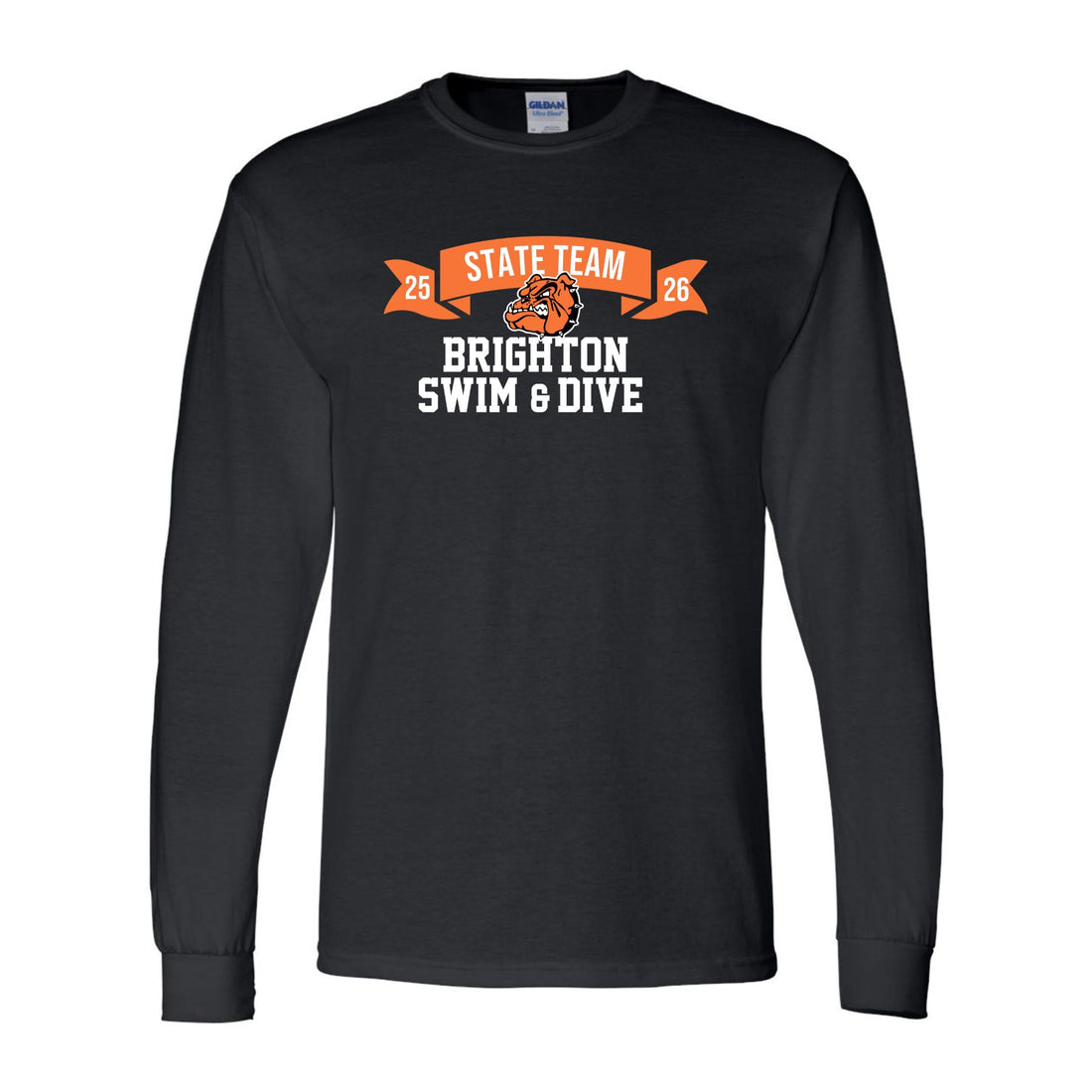 Boy's Swim & Dive State Team Basic Long Sleeve Tee