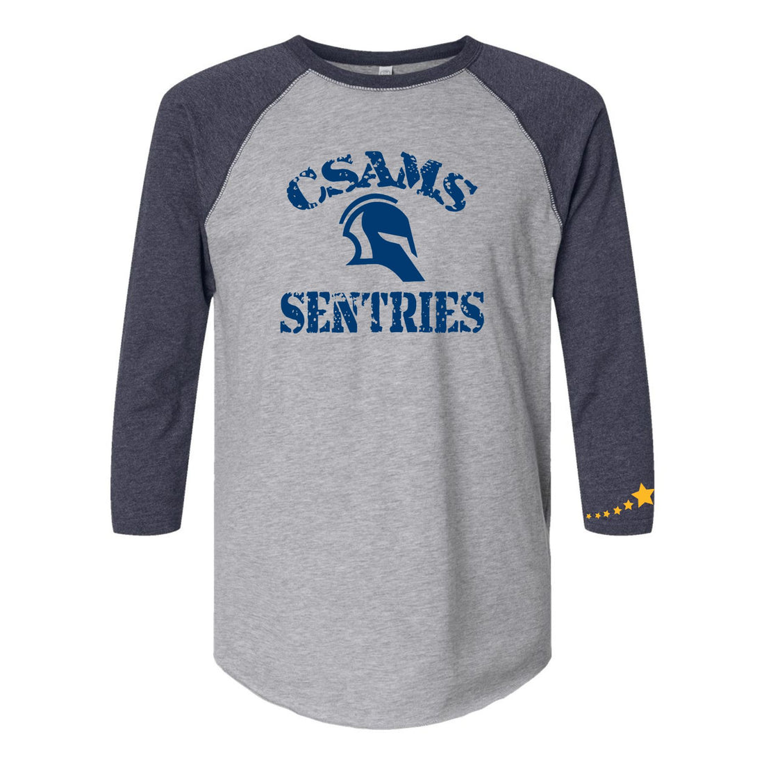 CSAMS Sentries 3/4 Sleeve Baseball Tee CSM3