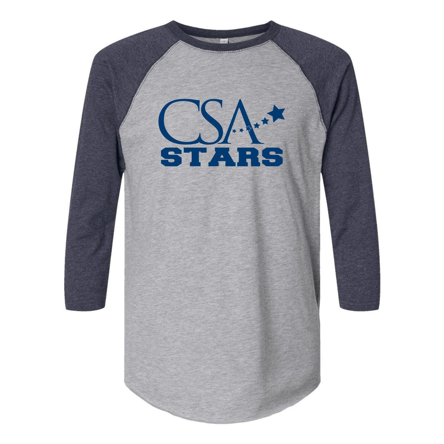 CSA Stars 3/4 Sleeve Baseball Tee CSA1