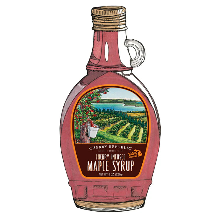 Cherry-Infused Maple Syrup