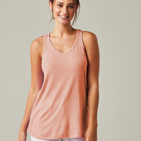 Play Ball Ladies Melange Flowy Tank