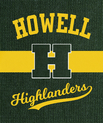 Howell Highlanders "H" Sherpa Blanket
