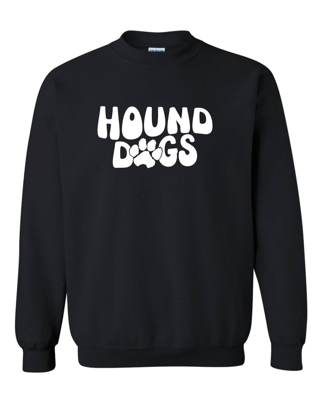 Hound Dogs Wave Basic Crewneck Sweatshirt