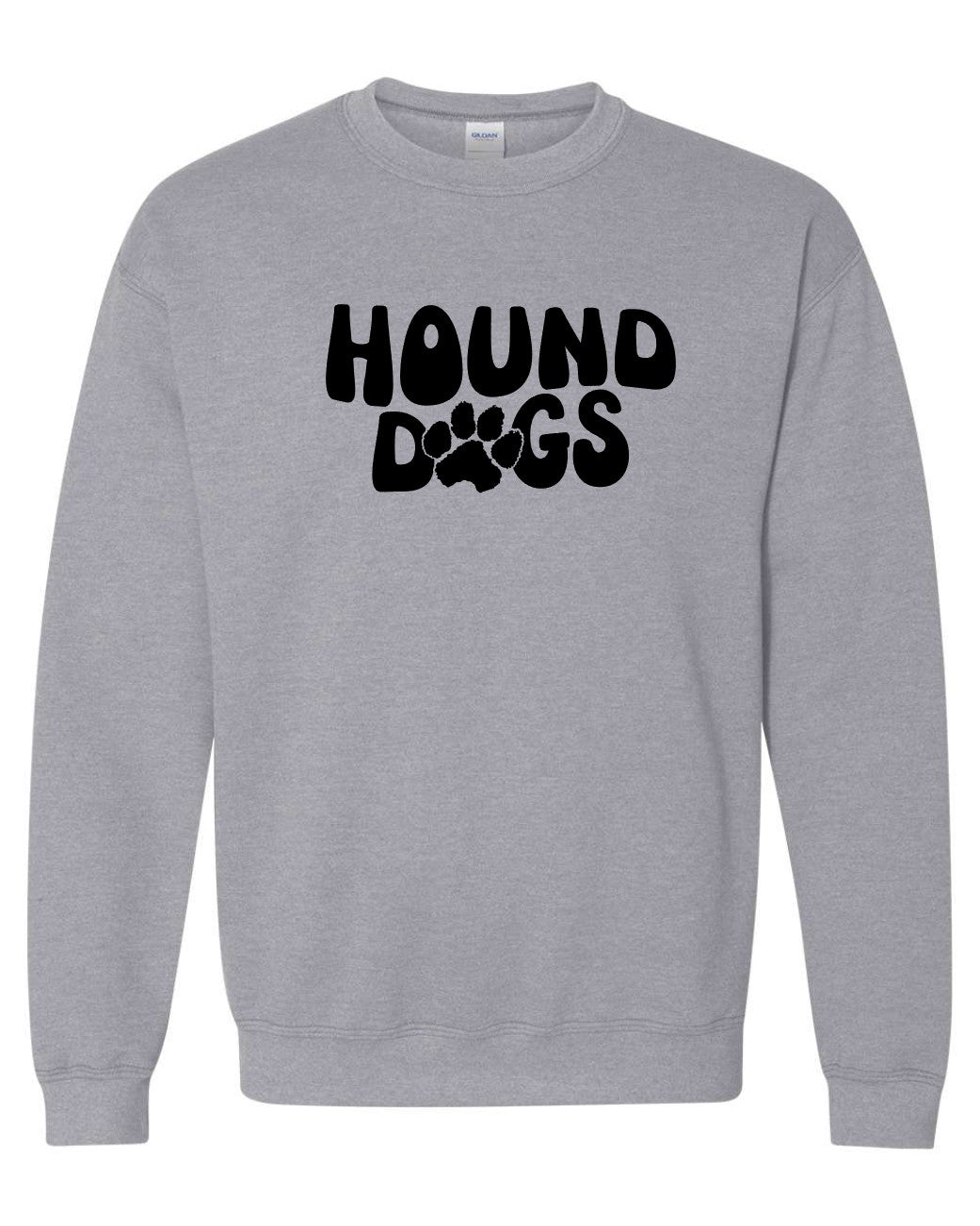 Hound Dogs Wave Basic Crewneck Sweatshirt