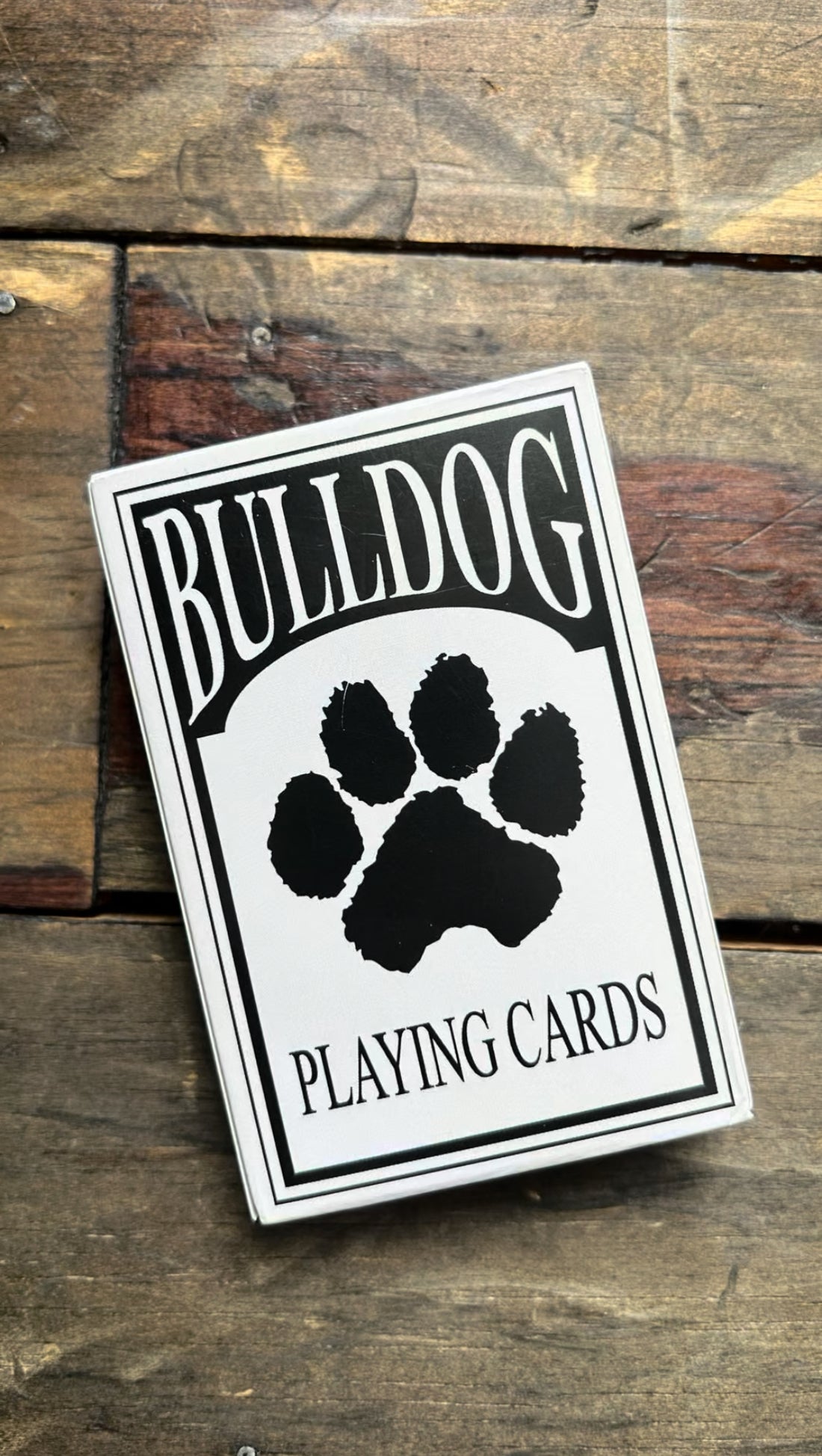 Bulldogs Playing Cards