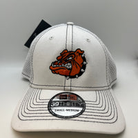 Brighton New Era White Hat with Orange Decal