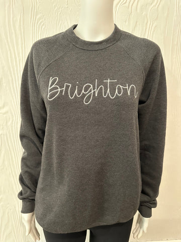Brighton Embroidered Crewneck