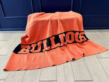Bulldog Knit Blanket