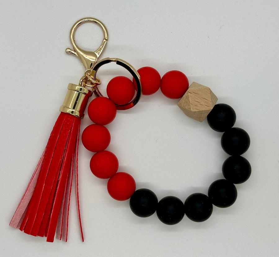 Silicone Bead Keychain
