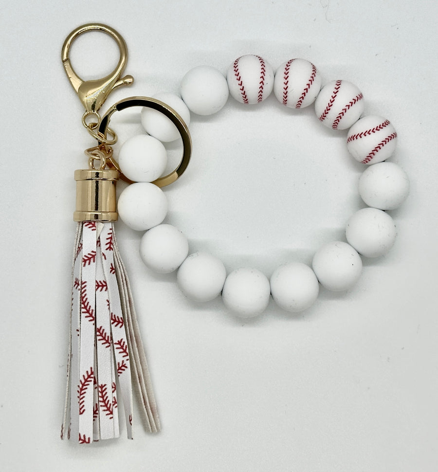 Silicone Bead Keychain