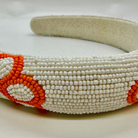 Beaded Paw Print Headband
