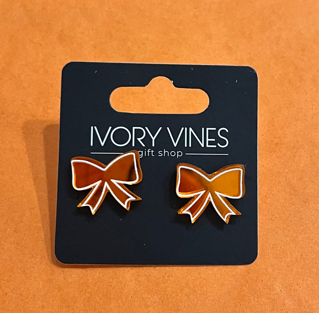 Cheer Bow Earrings