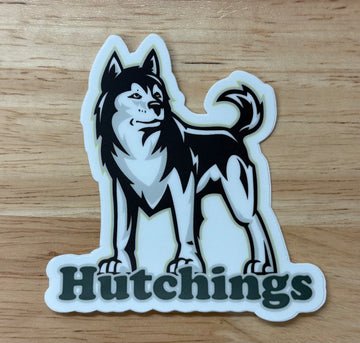 Hutchings Huskies Decal