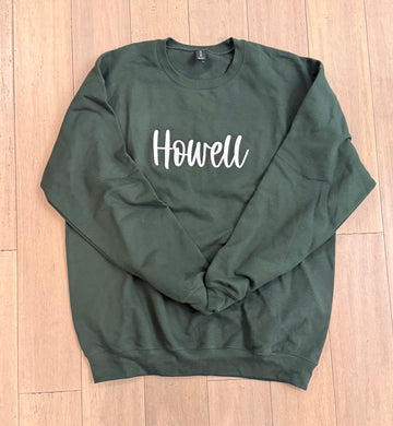 Howell Puff Embroidered Crewneck