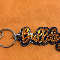 Bulldogs Acrylic Keychain