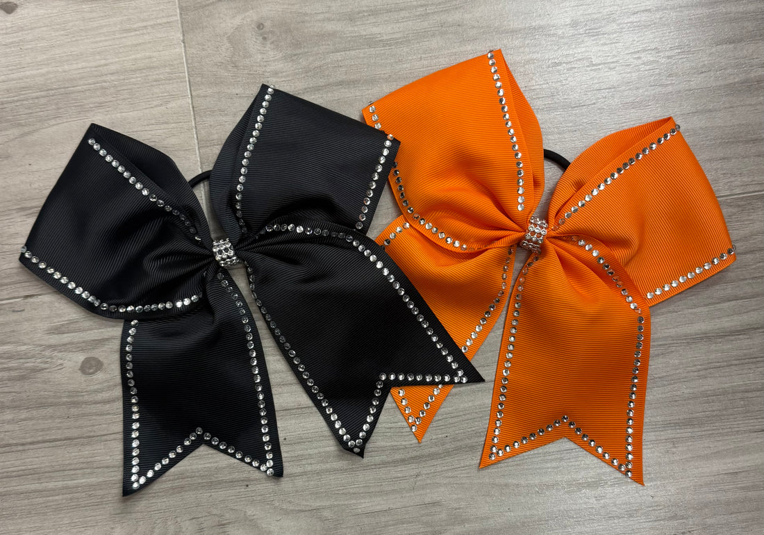 Rhinestone Edge Bow