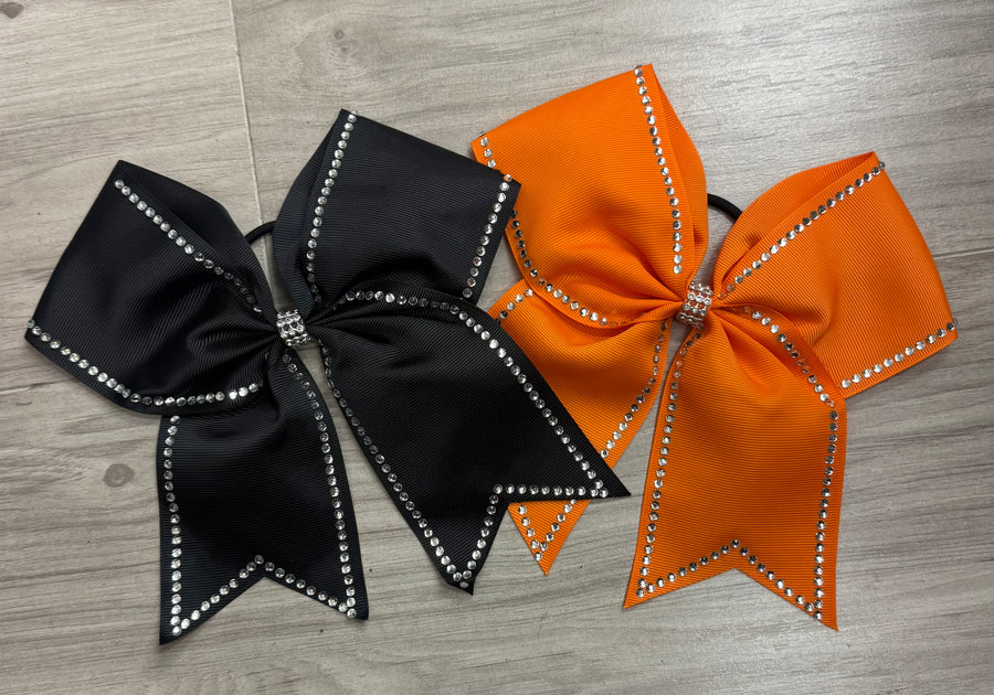 Rhinestone Edge Bow
