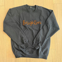 Brighton Embroidered Crewneck