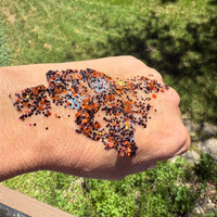 Bulldog Face Glitter