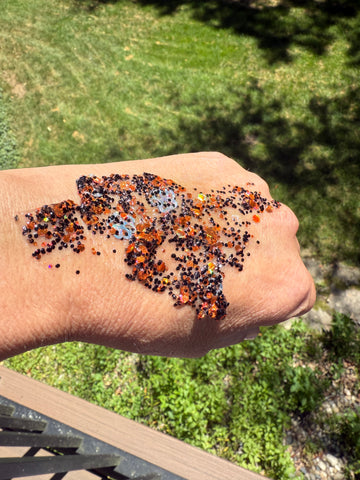 Bulldog Face Glitter