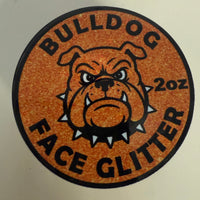 Bulldog Face Glitter