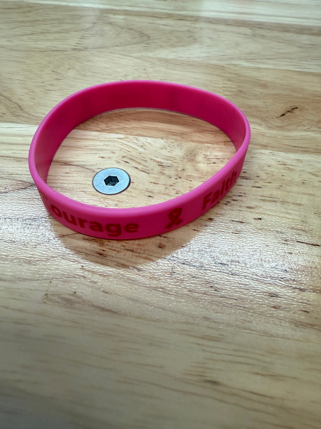 Pink Week Silicone Bracelet