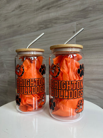 Brighton Bulldogs Glass Tumbler
