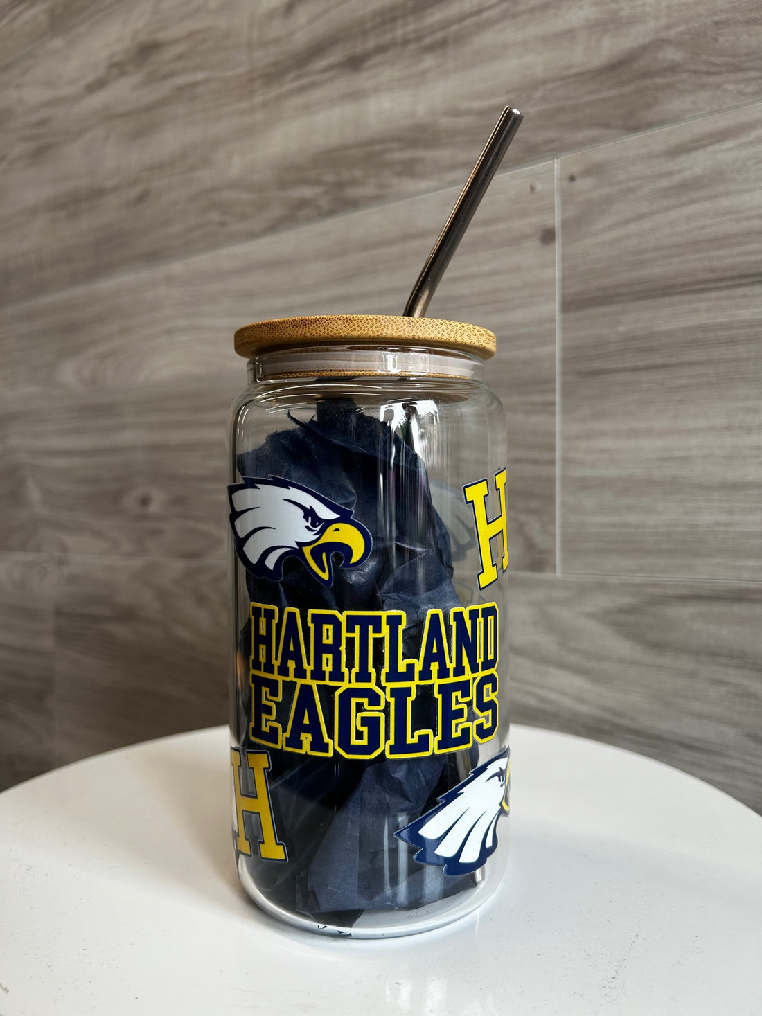 Hartland Eagles Glass Tumbler