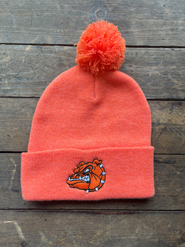 Bulldog Pom Beanie