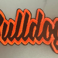 Bulldog Hat Patch