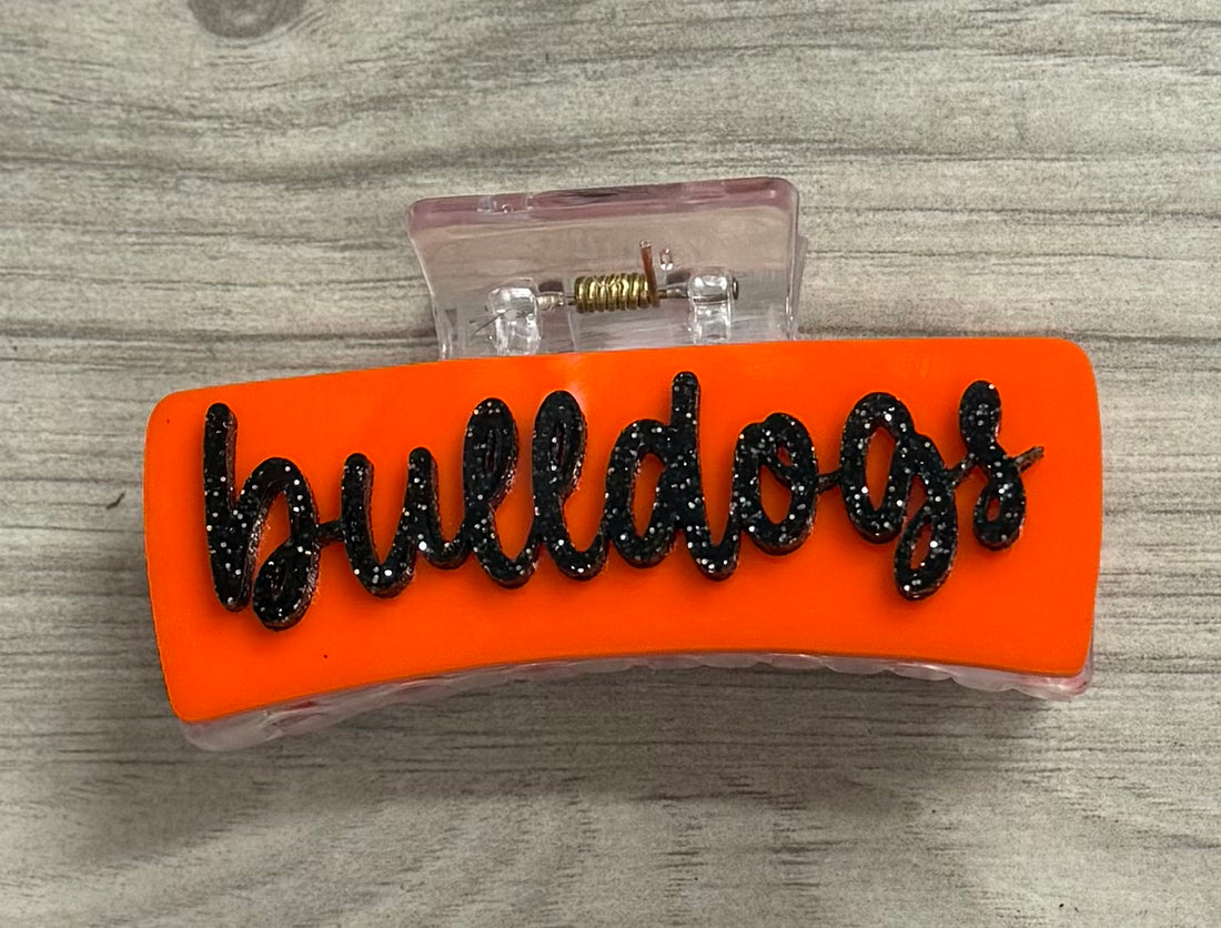 Bulldogs Hair Clip