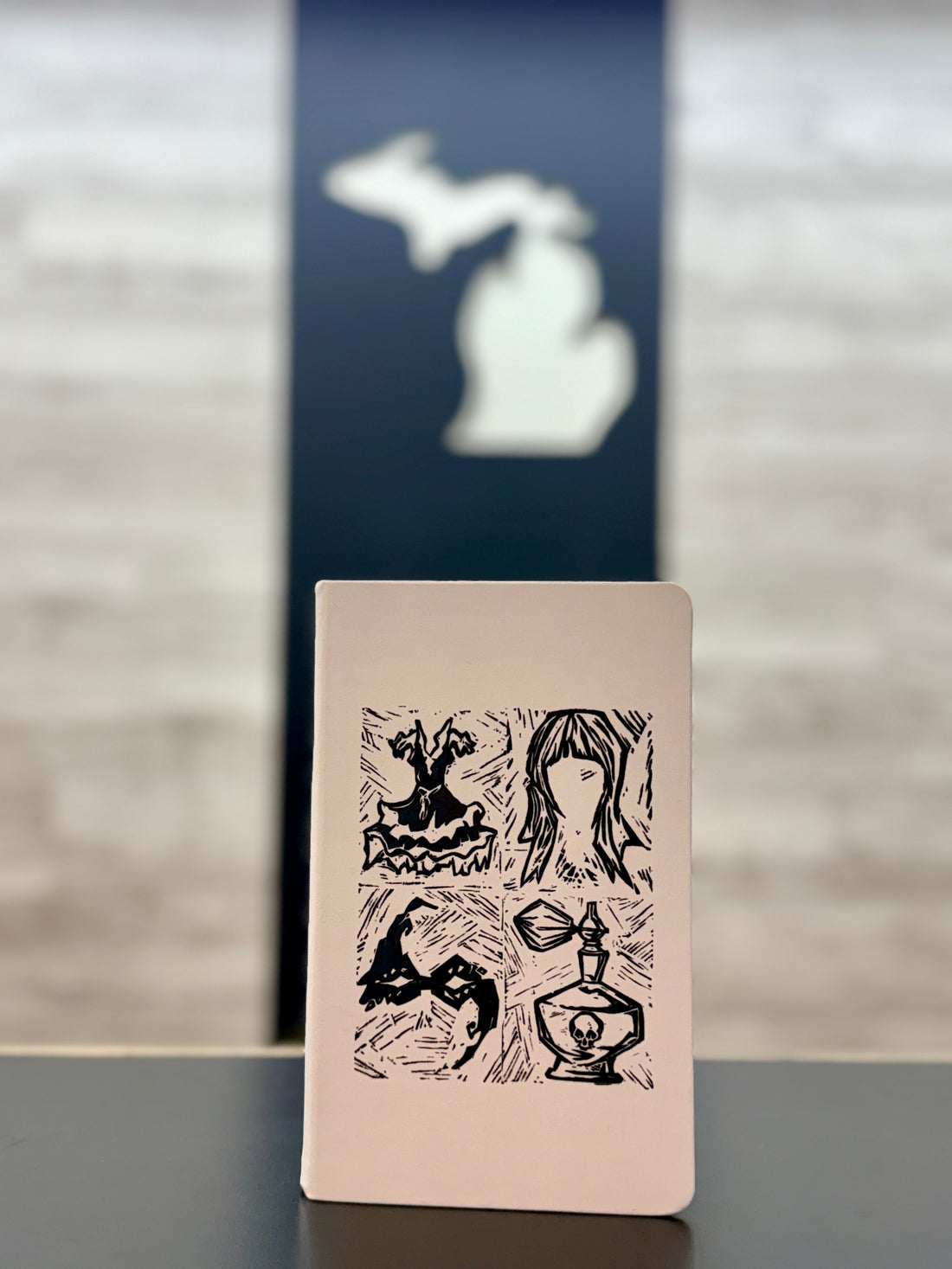 Violet Von Black Quad Art Journal w/pen