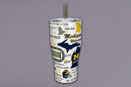 University of Michigan Game Day 30oz Tumbler
