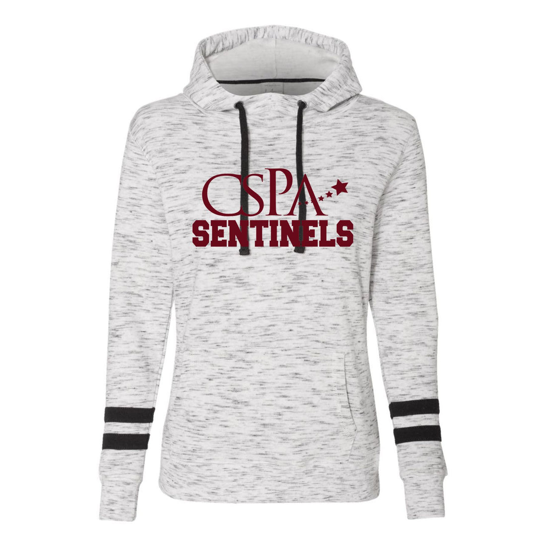 CSPA Sentinels Ladies Striped Sleeve Hoodie CSP4