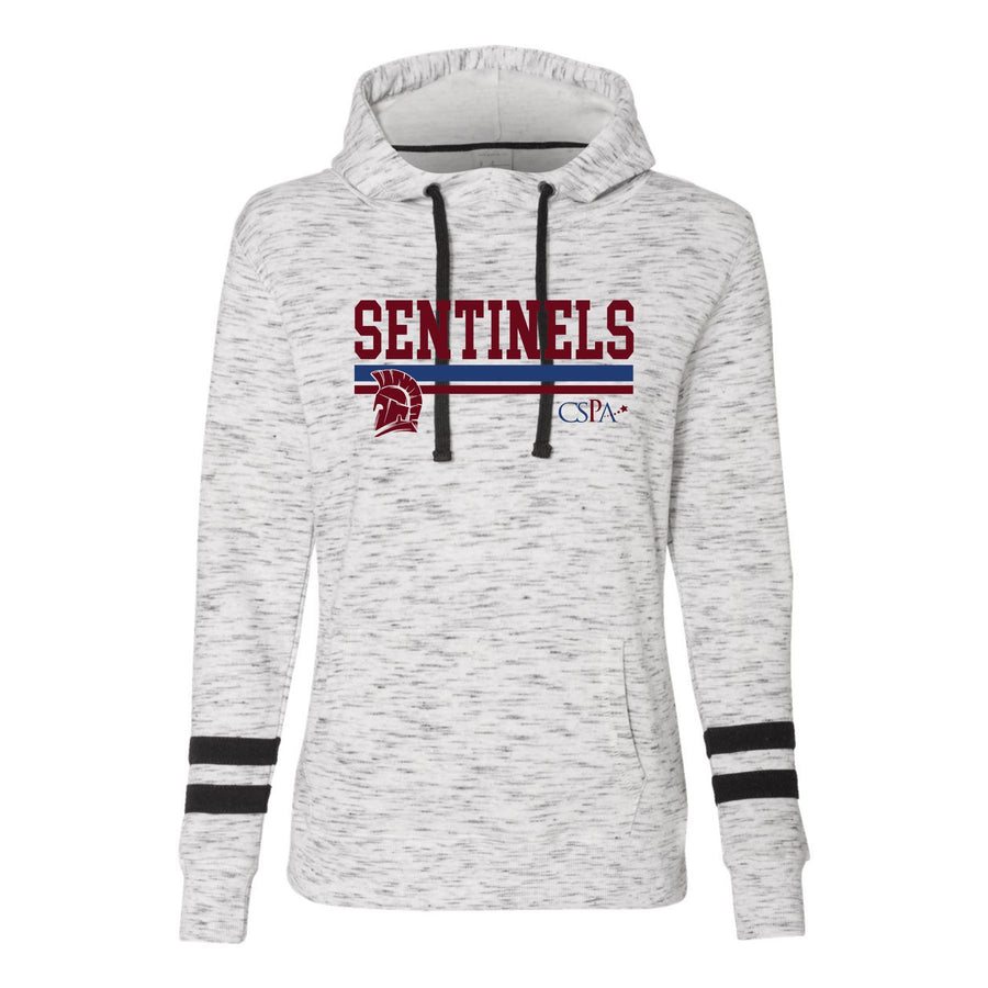 Sentinels Ladies Striped Sleeve Hoodie CSP1
