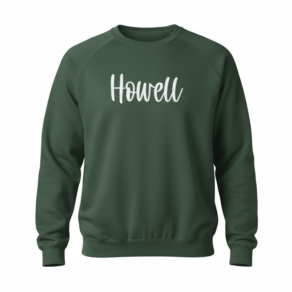 Howell Puff Embroidered Crewneck