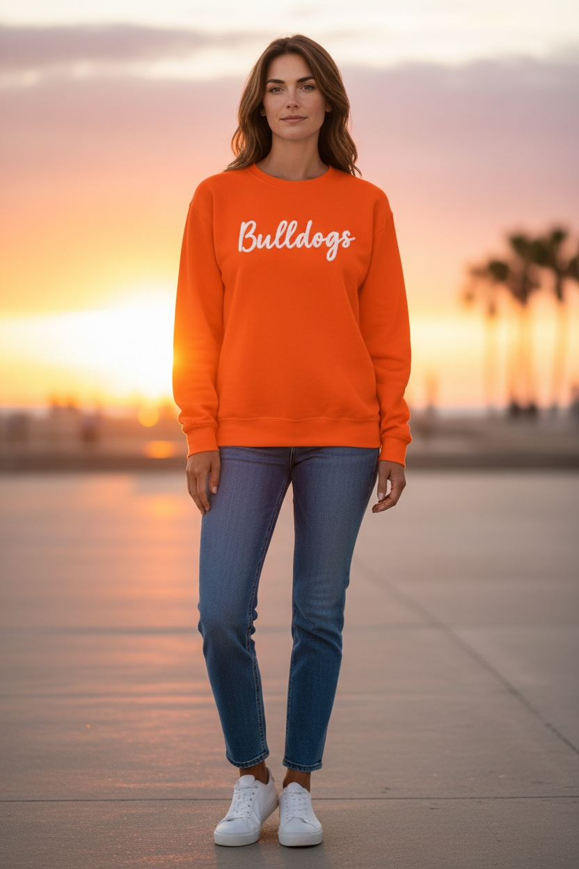 Fluffy Bulldogs Crewneck