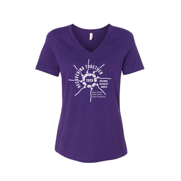 Recovering Together Ladies V-Neck Tee