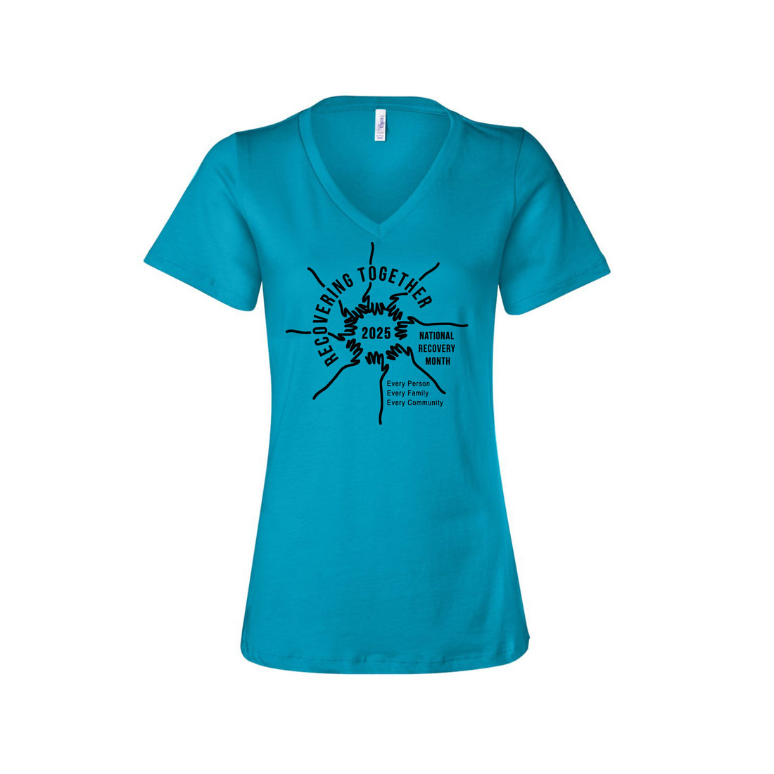 Recovering Together Ladies V-Neck Tee