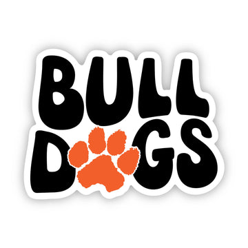 Bulldogs Wavy Decal
