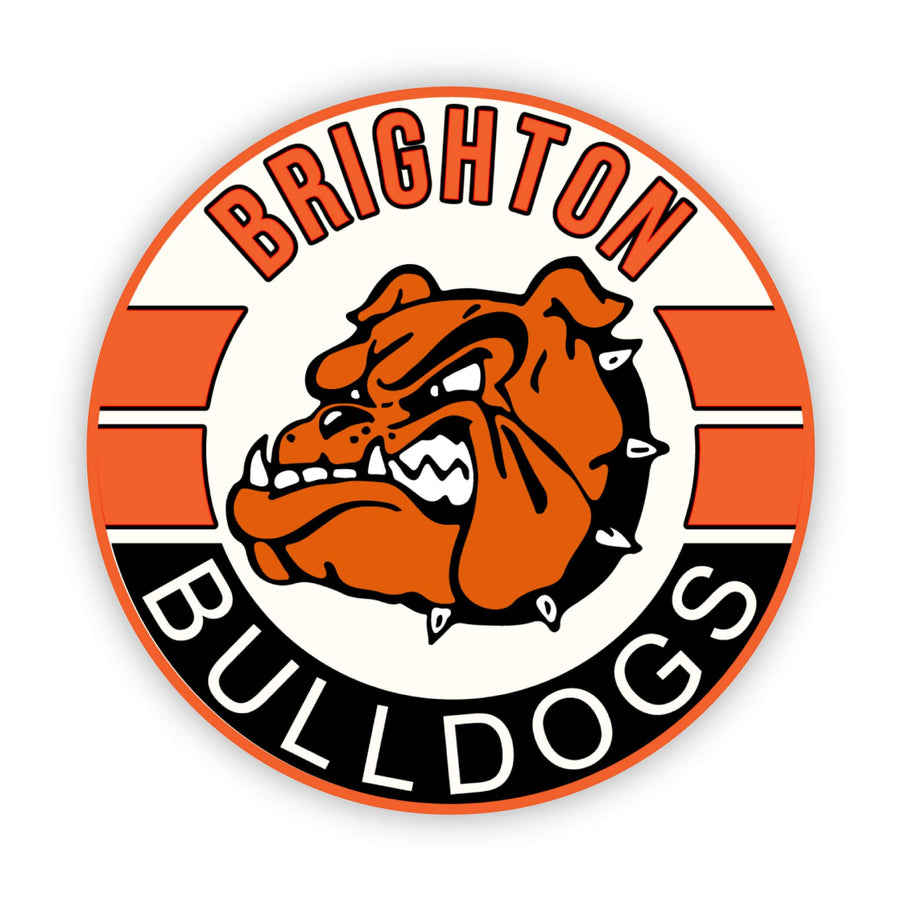 Brighton Bulldog Patch Design Decal