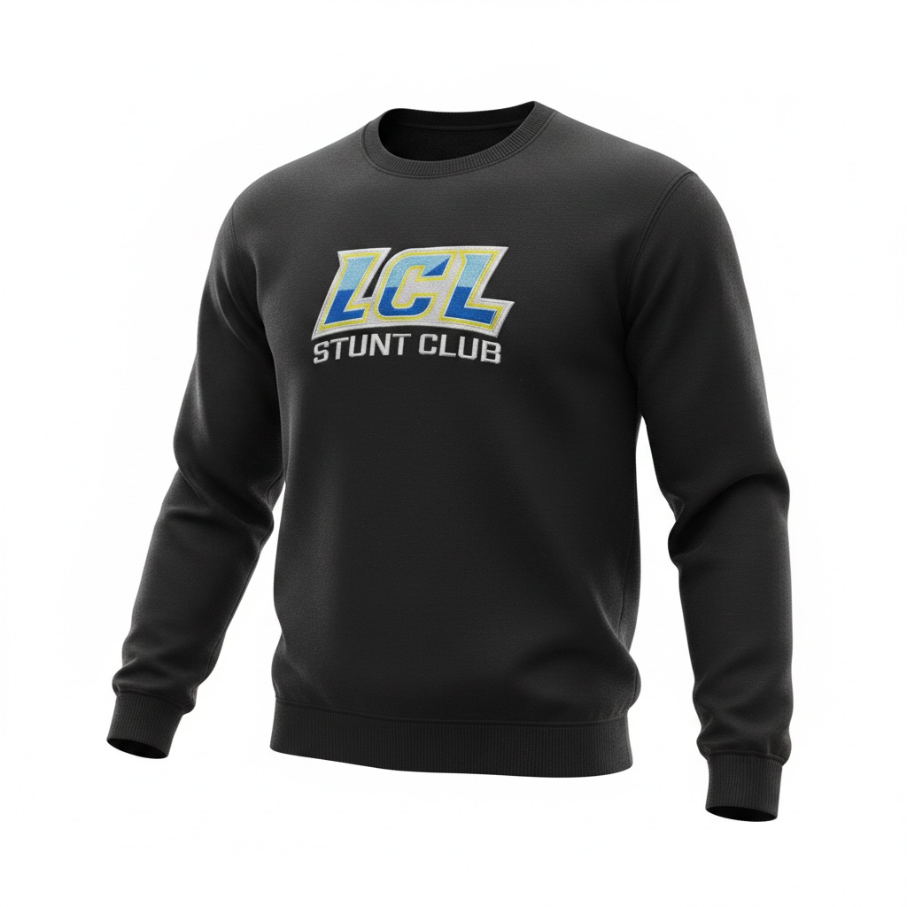 LCL Stunt Club Embroidered Crewneck